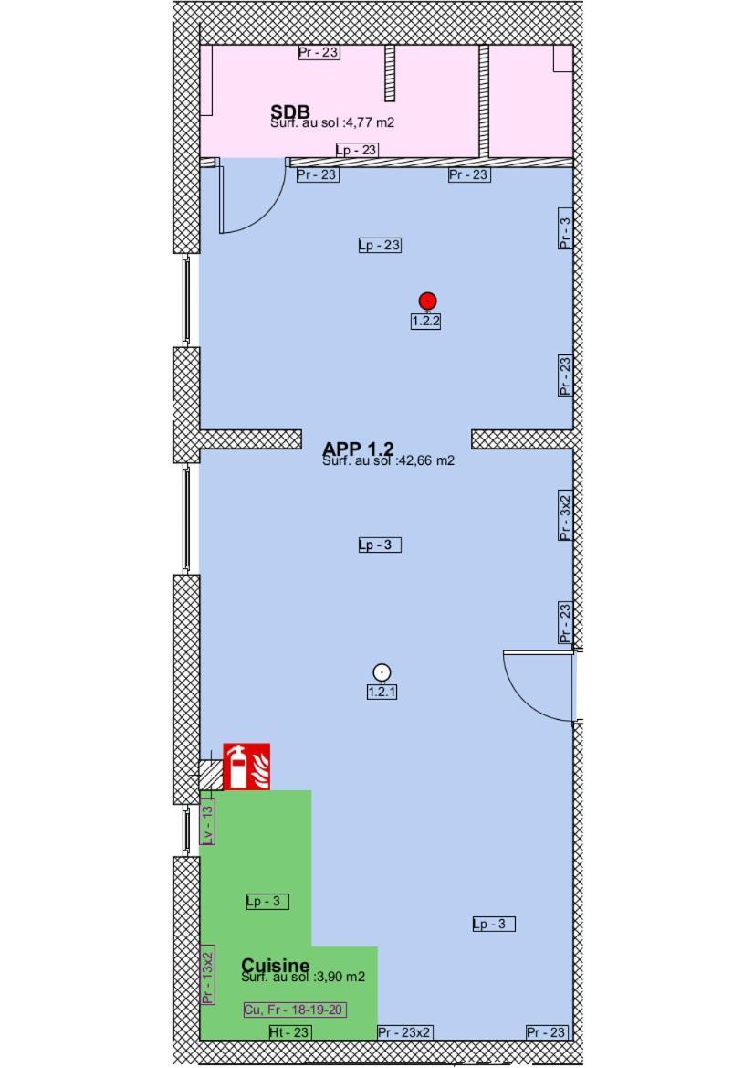 La Diligence Apartman Arsdorf Szoba fotó