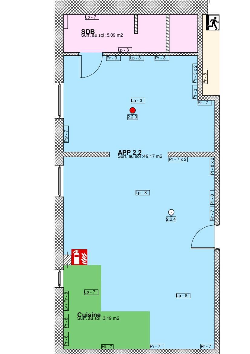 La Diligence Apartman Arsdorf Szoba fotó