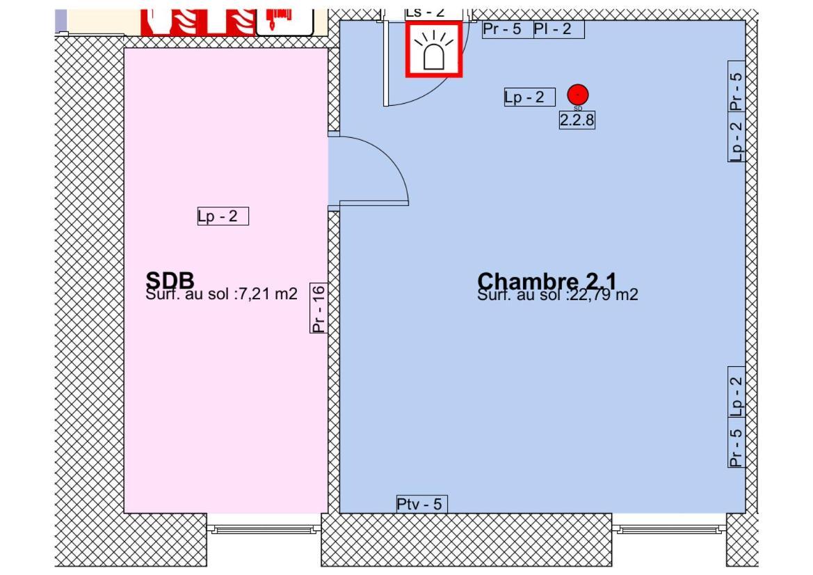 La Diligence Apartman Arsdorf Szoba fotó