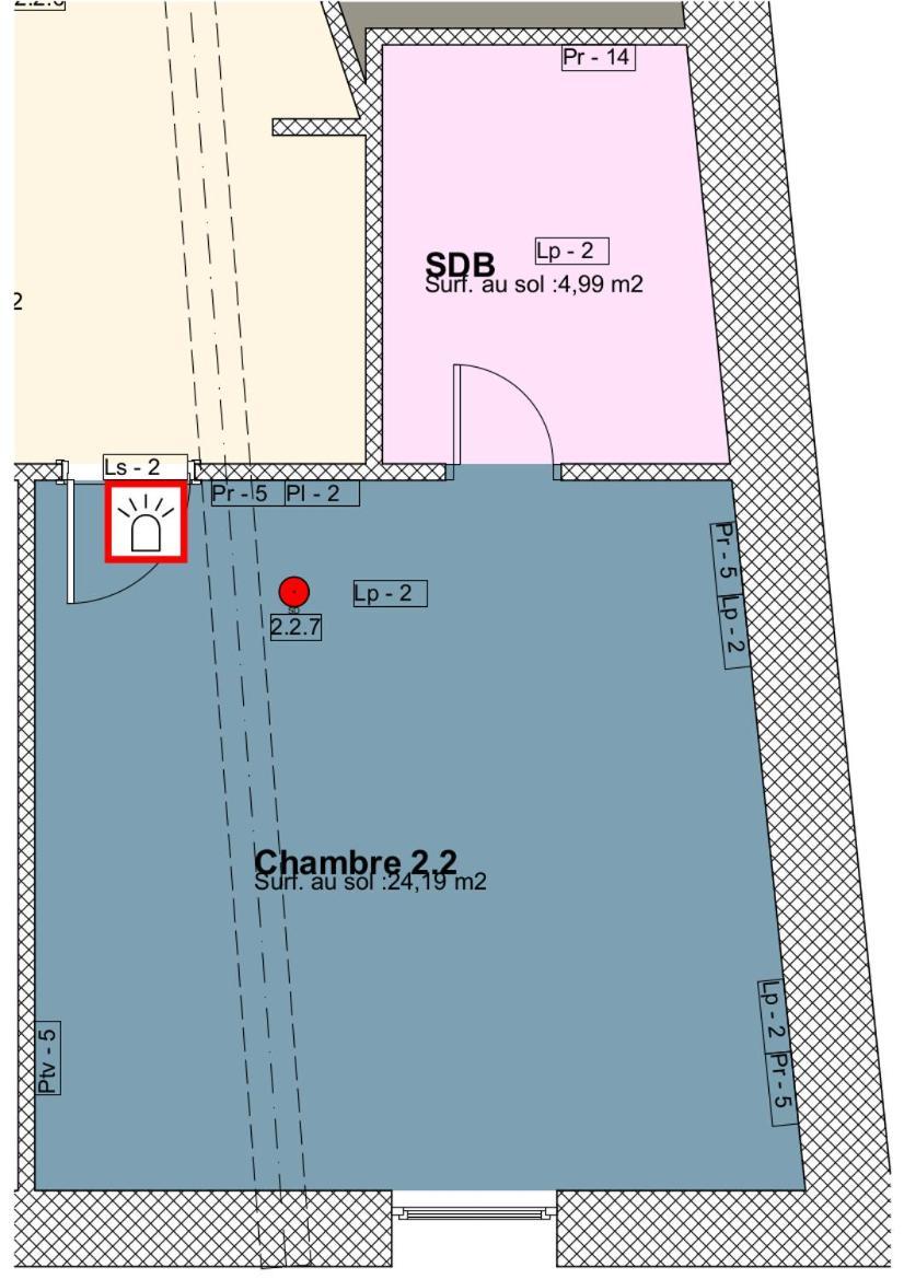 La Diligence Apartman Arsdorf Szoba fotó